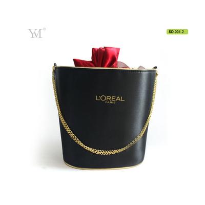 China Other fashion new high quality satin cosmetic bag with custom logo for sale