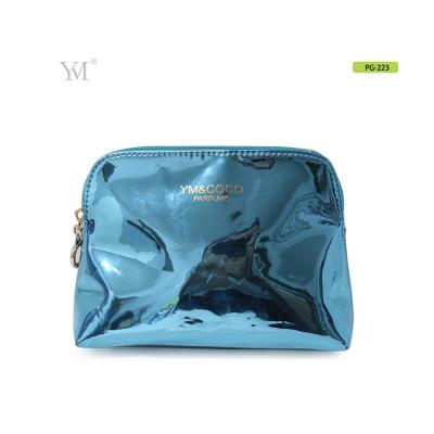 China Fashion Shinny Fashion Custom Leather Cosmetic Make Up Cosmetic Bags Bag For OEM for sale