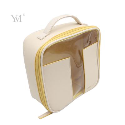 China Fashion Transparent Cosmetic Bag Designer Portable Makeup Bags for sale