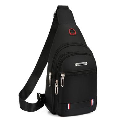 China 2020 new fashion men's chest bag cross-body bag with one shoulder zipper buckle for sale