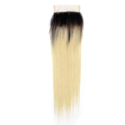 China 100% New Design Hd 613 Unprocessed Swiss Straight Transparent 4x4 Lace Front Silk Hair Closure for sale