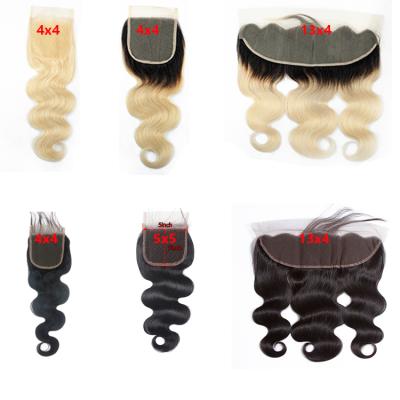 China 100% Hair In 5x5 4x4 Lace Closure Frontal Wig Body Hair HD Cheap Indian Raw Wave Current for sale