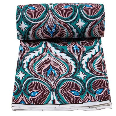 China Soft Hot Selling Java Cloth African Printing Fabric Wax Blanket Wax Fleece Flannel Wax With High Quality for sale