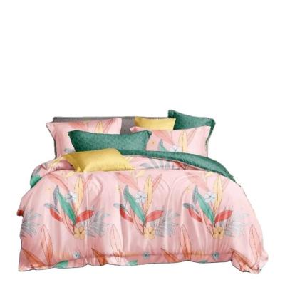 China Memory Textile Wholesale Home Textile 100% Floral Printed Queen Size Bedding Set for sale