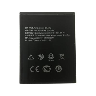 China Hot Selling Mobile Phone Products 1850mAh Li3818T43P3h665344 Battery For ZTE Blade GF3 T320 Original Mobile Phone Replacement for sale