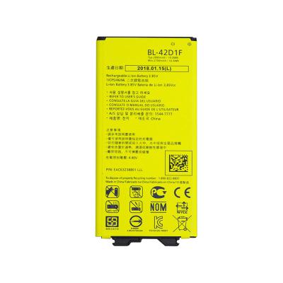 China OEM original lithium mobile phone rechargeable battery BL-42D1F with NFC for LG G5 2800mAh mobile phone battery for sale