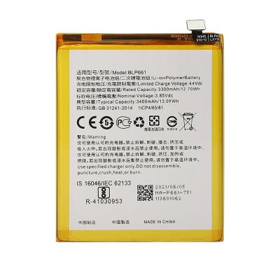 China Original Mobile Phone Replacement Battery BLP661 Mobile Phone Battery For Oppo A3 Premium 3600mAh Genuine Battery for sale