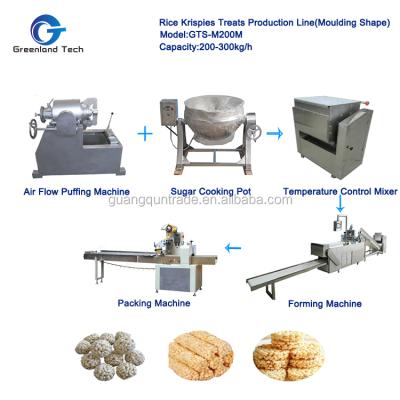 China GTS-M200M Best Price Fully Automatic Rice Candy Bar Production Line (Casting Form) Rice Candy Bar Production Line (Casting Form) 200-300kg/h for sale