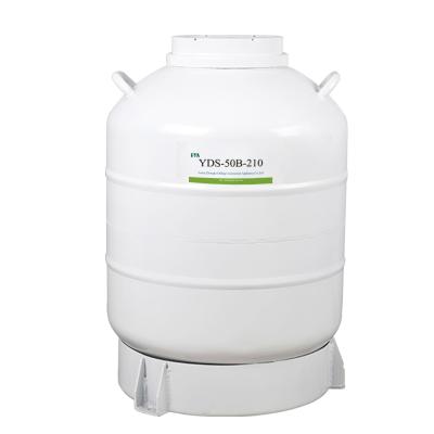 China Food Chemical Pharmacy YDS-50B-210 Liquid Nitrogen Tank For Transport/Store Capacity 50 Liters for sale