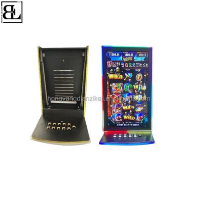 China Hot Selling Manual Operation 43 Inch Large Size Wooden Cabinet Metal Cabinet Slots Gambling Machine For Casino for sale