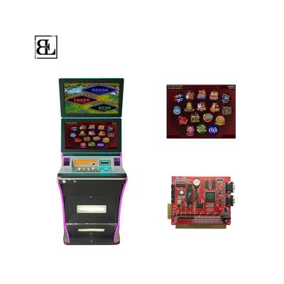 China Factory Direct Gaming Hardware and Software Factory Slot Stable Multi Game 17 In 1 Dark Red SLOT MACHINE GAME PANEL for sale