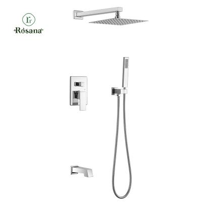 China Without sliding bar S008A 03 01 1 Rodana concealed shower tap for bathroom for sale