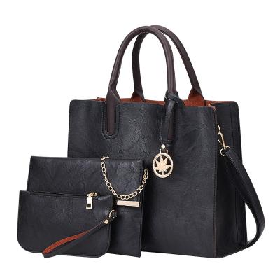 China Lady New Arrival 2020 4 Piece PU Handbag Sets For Ladies for sale