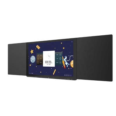 China School Teaching+Office+Home RELKX 75 Inch Smart Telewriting Device LED Interactive Blackboard Blackboard with Interactive Flat Panel for School Education for sale