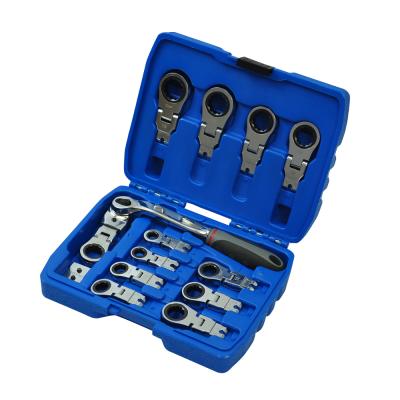 China Durable Taiwan Replaceable Head 14PC Ratchet Wrench Tool Kit for sale