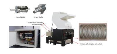 China estructura fuerte plástica de granulación plástica inútil del poder del kilovatio de la máquina 2,2 - 45 de la amoladora del pedazo en venta