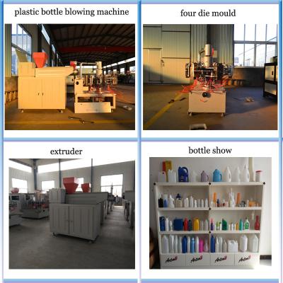 China Four Die Mould Frequency Speed Adjustment Rotational Molding Machine for Blow Molding Plastic Bottles for sale