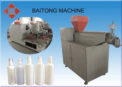 China Multifunctional Screw Cylinder Plastic Extrusion Machine For Pp Pe Hdpe Bottles for sale