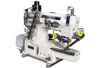 China Mechatronic 4 Thread Trimmer Industrial Overlock Sewing Machine No Radiation for sale