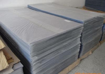 China 0.5mm 1mm White Plastic PVC Sheet 45-50 Shore Hardness For Advertising Board for sale