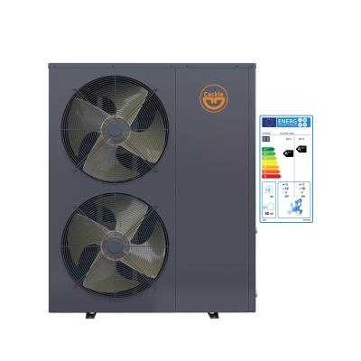 China R32 heat pump monoblock evi dc inverter heat pump floor heater outdoor air to water heatpump china for sale