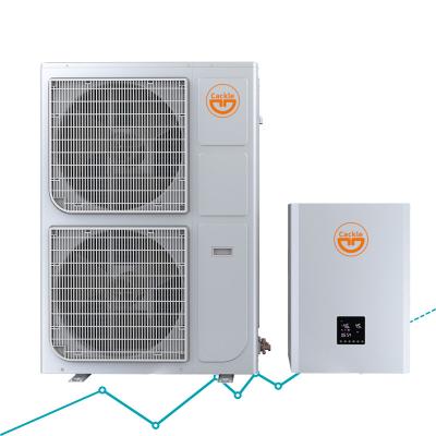 China R32 mini heat pump 20kw 15kw monoblock outdoor split thermal air to water heatpump central heating system for sale