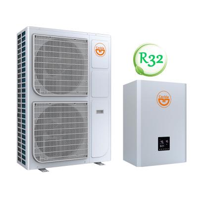 China Germany Poland outdoor inverter heat pump for house water heat pump domestic air source split heat pump mini r32 for sale