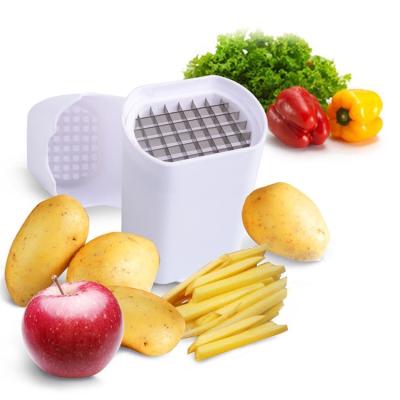 China Viable Smart Kitchen Instrument Sharp Blade Hand-Pressed French Fries Cutter Potato Cleaver Slicer for sale