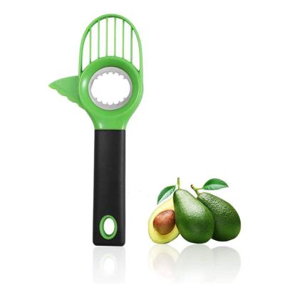 China Multi Functional 3 Viable In 1 With Right Handle Stainless Steel Avocado Slicer Tool for sale