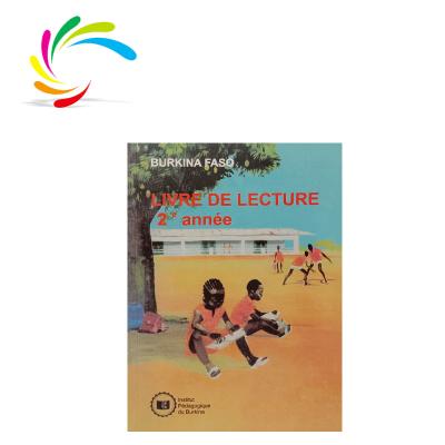 China 100% Eco-friendly Factory Wholesale Custom Cheap BURKINA FASO Africa Full Color French Education Textbook Printings for sale