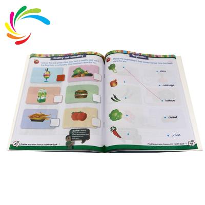 China Hot Selling 2018 Fancy Color Hardcover Book Chinese Textbook Children Board Bible Book Printing for sale