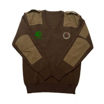 China Anti-Wrinkle KANGO Woolen Army Military Sweater Pullover High Quality Military Wool Pullover Sweater for sale