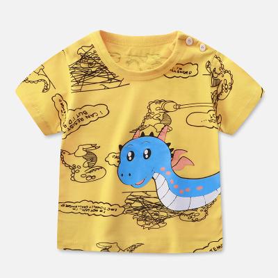 China Boy's Clothes Summer Children's Shirt Alien Style Top Short Sleeve T-Shirt Anti-Shrink for sale