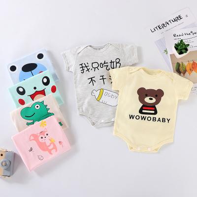 China 2023 Wholesale Clothes Casual Short Sleeve Romper Baby Romper Newborn Baby Rompers for sale