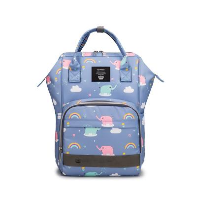 China 2023 Waterproof Multi Functional Hot Sale Large Capacity Baby Bag Mom Backpack Diaper Bag OEM Customized Logo for sale