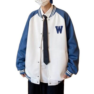 China QUICK DRY Cotton Men's Baseball Jacket College Flight Uniform Lightweight Custom Button Casual Jacket With Pockets for sale