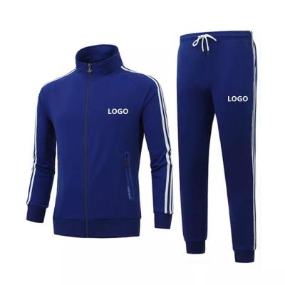 China Wholesale Breathable Casual Soccer Tracksuits Fashion Custom Logo Print Zipper Up Unisex Sports Tracksuit for sale