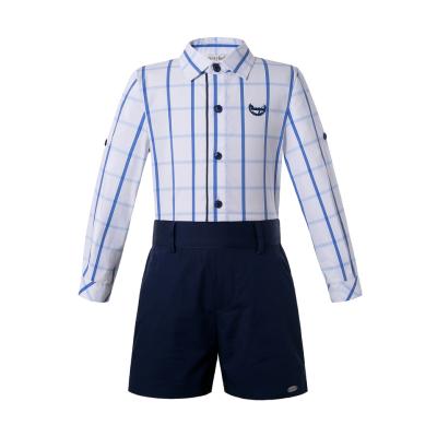 China Pettigirl 2022 Wholesale Breathable Gentleman Children Kids Boys Birthday New Little Clothes Shirt& Shorts Sets Spring Outfits Age 3578 10Y for sale