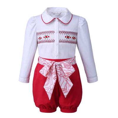 China 2022 Comfortable Breathble OEM Pettigirl Kid Wear Girls Dressing Set Wholesale for sale