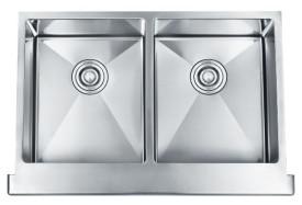 China Elegant Double Kitchen Sink American Style Commercial Stainless Steel Sink 810mm for sale