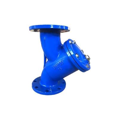 China DIN3202 F1 Cast Iron Valves Y Strainer Ductile Iron  PN16 PN10 for sale