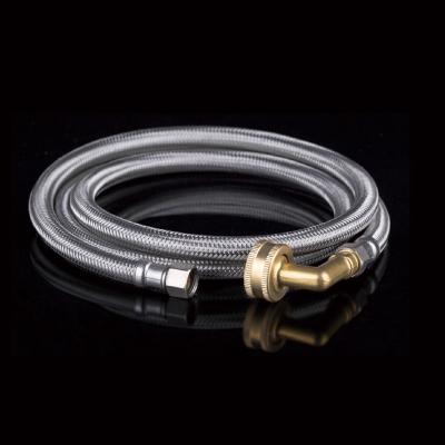 China 16Bar 230PSI Flexible Stainless Steel 304 Braided Dishwasher Hose Comp Elbow for sale