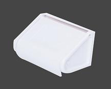 China White Plastic ABS Toilet Paper Holder Toilet Roll Holder 142×75mm for sale