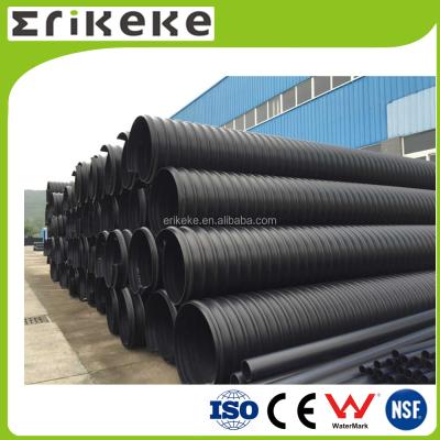 China Large Size 1.6 Meter Diameter HDPE Sewage Drainage Pipe for sale