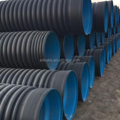 China Corrugated PE Double Wall Spiral Pipe Tube for sale