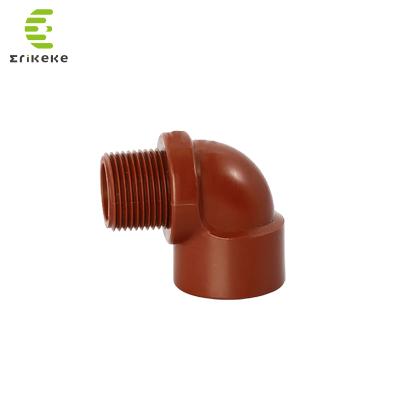 China Erikeke plastic water pipe fittings and custom pvc threaded elbows are good quality for sale