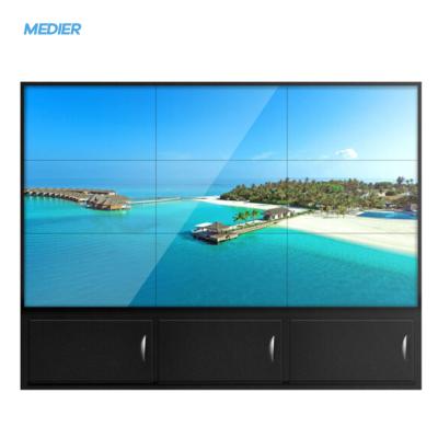 China Indoor Flexible Video Wall Super Narrow Bezel 46 Inch 3x3 2x2 4x4 LCD Video Wall for sale