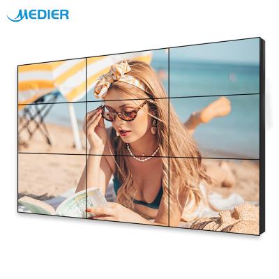 China 2x2 3x3 Inch 2x2 3x3 Controller 55 Screen 4k Digital Signage Indoor Video Wall Splicing Indoor LCD Video Wall Cheap Price for sale