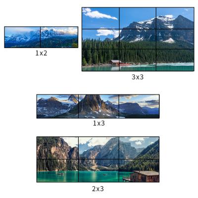 China 46 Inch Indoor 4K Lcd Video Splicing Wall With Seamless Bezel for sale