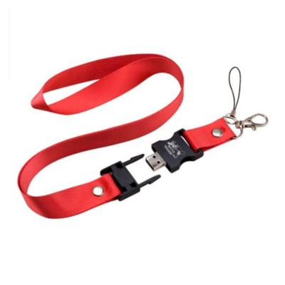 China Animal Custom Logo Print Nylon Cotton Lanyard Keychain Neck Strap USB Flash Drive 1Gb 4Gb 16Gb 32Gb 64Gb 128Gb USB Pendrive Necklace for sale